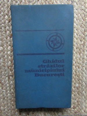 Ghidul Străzilor București 1969 - Hărți Incluse - Stare Bună - Ghid de Calatorie Bucuresti Retro foto