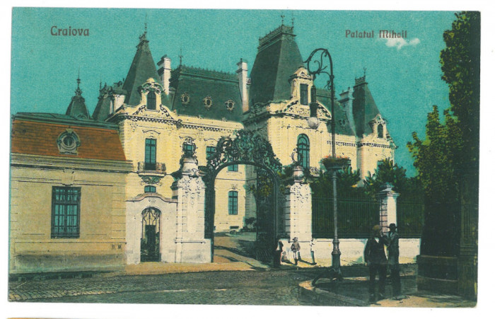 3321 - CRAIOVA, Mihail Palace, Romania - old postcard - unused