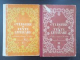 CULEGERE DE TEXTE LITERARE (2 volume)