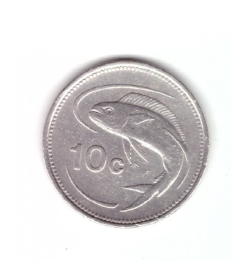 Moneda Malta 10 cents/centi 1986, stare buna, curata foto