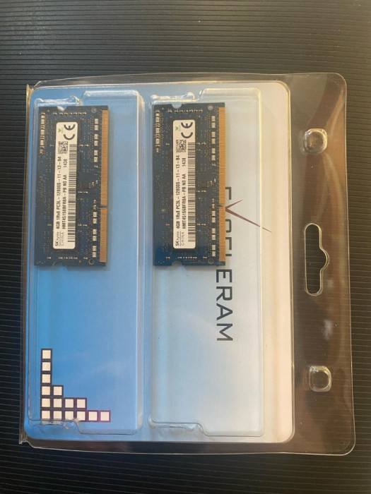 Hynix 8GB Ram Laptop 2 x 4GB DDR3 PC3L Memorii Laptop
