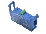 Element de contact OMRON A22NZ - cleme cu şurub, albastru, 22mm/30mm