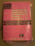 Exercitii si probleme de matematica pentru clasele I-IV cu solutii