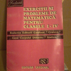 Exercitii si probleme de matematica pentru clasele I-IV cu solutii