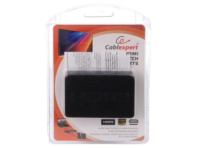 Switch HDMI 1.4 Negru cu HDCP