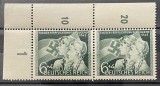 Germania (Deutsches Reich) 1943 - Pereche Orizontală "Ziua Angajamentului Tineretului" 6+4 Pfennig (Michel 843) - (1, 10, 20) MNH - Cod: -Bn1
