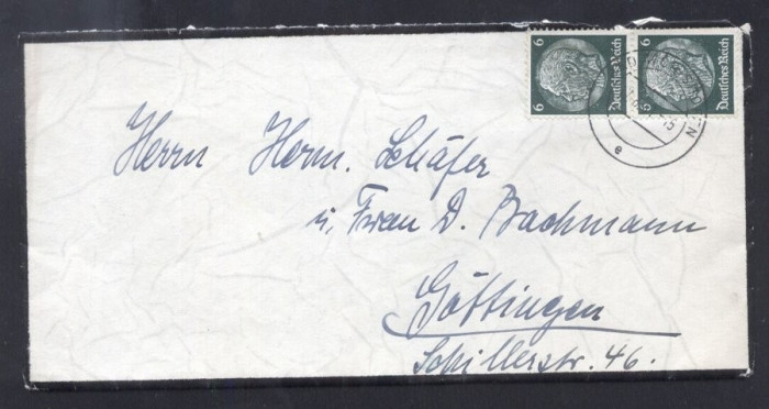 Germany REICH 1941 Postal History Rare Cover Gottingen D.667