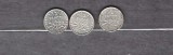 FRANTA 1968/71/77 - LOT 3 MONEDE 1/2 FRANC (6), Europa