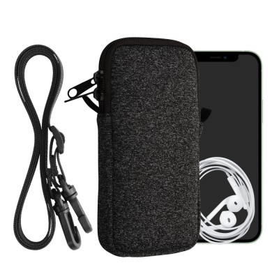 Husa Universala Kwmobile pentru telefon, Marime XXL - 7 inch, Gri, Neopren, KWM000016AI054C foto