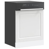 vidaXL Panou pentru mașină de spălat vase &quot;Porto&quot; alb lemn prelucrat