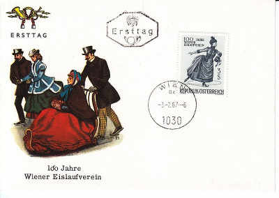 Austria &amp;Ouml;sterreich 1967 100 Jahre FDC K.020 foto