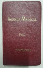 Agenda Medical des Laboratoires Colin 1ere trimestre, 1925, contine si reclame foto