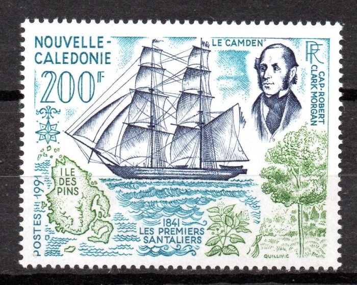 NOUA CALEDONIE 1991, Aniversari, Corabii, Transport, serie neuzată, MNH