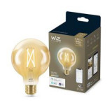 Cumpara ieftin Bec LED inteligent vintage (decorativ) WiZ Connected Filament Whites, Wi-Fi, Becuri economice, E27, Calda (2000 - 3499 K)