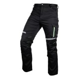 Pantaloni de lucru negri Mix&amp;Match XXXL cu buzunare multifunctionale