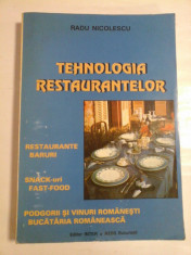 TEHNOLOGIA RESTAURANTELOR - RADU NICOLESCU foto