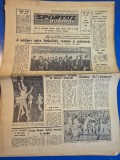 ziarul sportul popular 28 octombrie 1967 - fotbal ,handbal