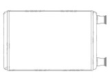 Radiator incalzire Mercedes Clasa CL C216 2006-2014, Clasa S W221 2005-2013, 270x183x26mm, Tipul radiatorului: fagure brazat, OE 2218300061, SRLine