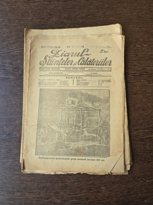 Ziarul Ştiinţelor şi Călătoriilor - nr. 21/1924