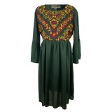 Rochie dama casual RD2, verde , marimea M