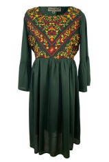 Rochie dama casual RD2, verde , marimea 3XL