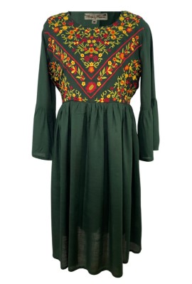 Rochie dama casual RD2, verde , marimea M foto