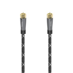 Cablu coaxial Hama 205079, 5 metri, negru foto
