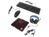 Kit Gaming Negru USB/Jack 3.5mm US Layout