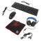 Kit Gaming Negru USB/Jack 3.5mm US Layout