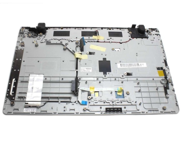 Tastatura HP Neagra Samsung NP300E5A cu Palmrest argintiu si Touchpad, Samsung NP300E5C cu Palmrest argintiu