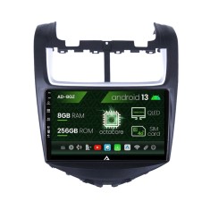 Navigatie Chevrolet Aveo (2014-2017), Android 13, Z-Octacore 8GB RAM + 256GB ROM, 9 Inch - AD-BGZ9008+AD-BGRKIT234
