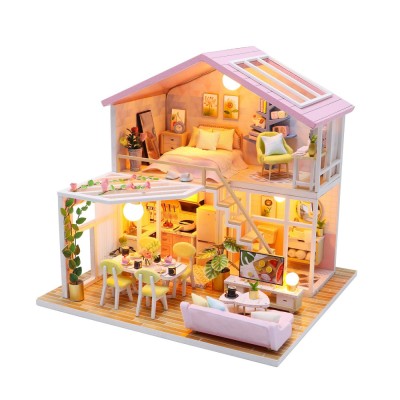 Casa in miniatura 3D, Sweet time, DIY, 20x18x19.3cm foto