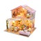 Casa in miniatura 3D, Sweet time, DIY, 20x18x19.3cm
