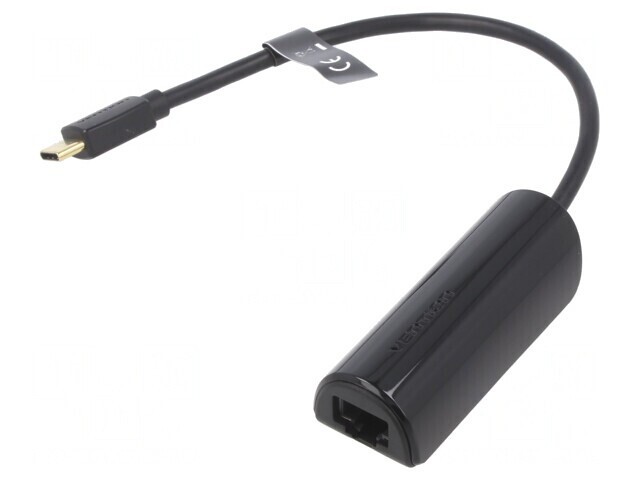 Adaptor USB-Fast Ethernet USB 2.0 10/100Mbps Negru 0,15m