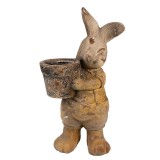 Cumpara ieftin Figurina Iepuras ceramica maro 23x18x41 cm