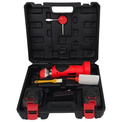 Masina de tuns oi pe acumulatori, 48V, 6000mAh, 2 acumulatori, accesorii incluse, Valiza de transport foto