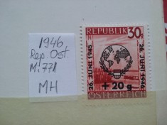 1946- Austria-Rep.Ost.-Mi771-MH