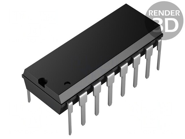 Registru de Deplasare 8bit DIP16 HC THT