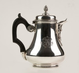 Superba carafa,cafetiera din argint masiv 950 Franta,cca 1900!Ionizare apa, Cana