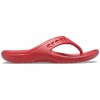 Slapi Crocs Baya Flip Rosu Pepper - Slapi Dama/Barbatesti de Vara, Plaja si Piscina - Confort Crocs Croslite