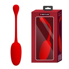 Knucker - Ou vibrator, roșu, 18.6 cm