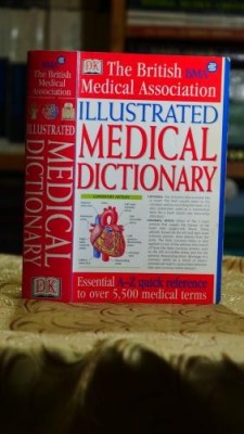 Illustrated medical dictionary foto