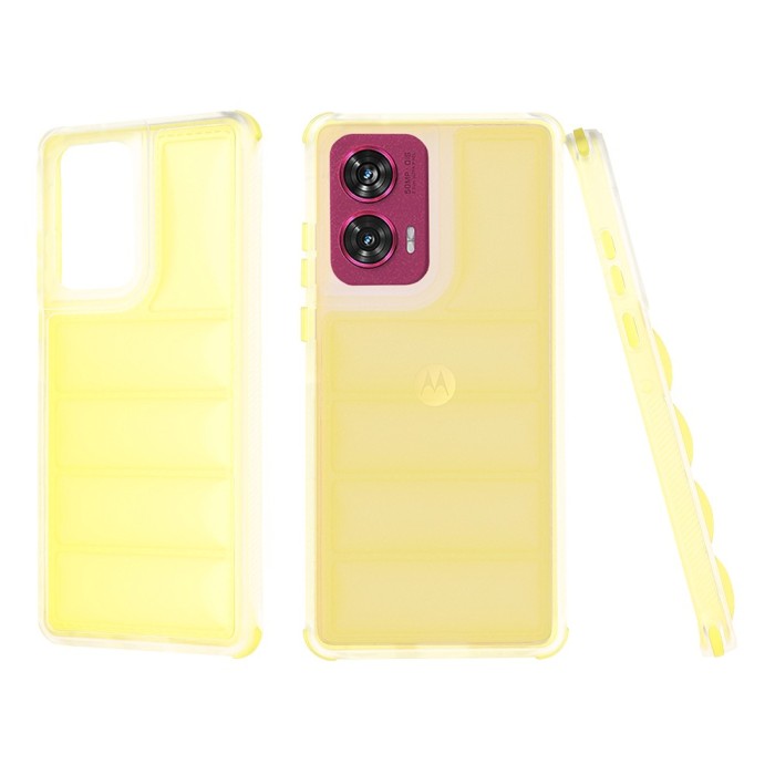 Husa Motorola Edge 50 Fusion Techsuit Wave Shield, galben