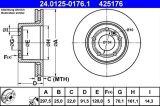 Disc frana ATE 24.0125-0176.1