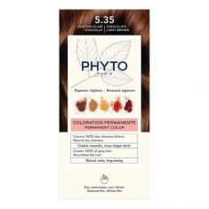 Vopsea de păr Phyto Phytocolor 5.35 Maro ciocolatiu deschis, 50ml
