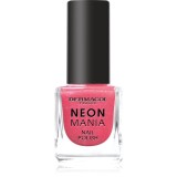 Dermacol Neon Mania lac de unghii culoare 7 Coral Sunset 5 ml
