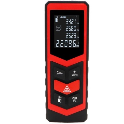 Instrument de masurare a distantei, cu laser, interval de masurare 0,05-80m, precizie de masurare &amp;plusmn;1,5mm, negru foto
