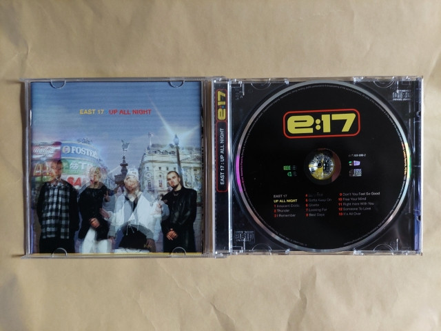 East 17 - Up All Night, CD original, Near-Mint (Transport gratuit)
