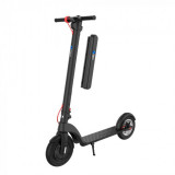 Cumpara ieftin Trotineta electrica pliabila iSEN X8 Negru, 10 inch, motor 350W, autonomie maxima 45km, viteza pana la 25km h, baterie detasabila