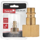 Conector rapid din alama tip tata, filet interior 3 / 8&quot;, Tvardy T00272